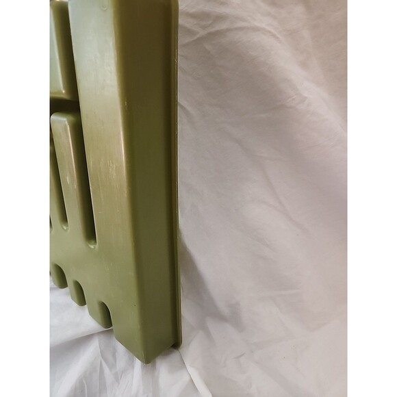 RUBBERMAID Silverware Flatware Tray Vintage 2922 Avocado - Picture 7 of 7